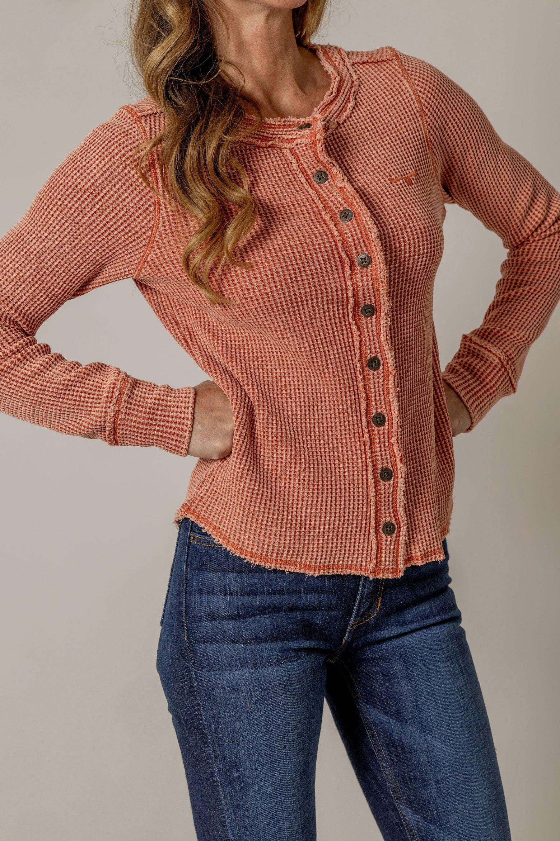 Bella-Rust-Fitted-Button-Up-Long-Sleeve-Top-4.jpg