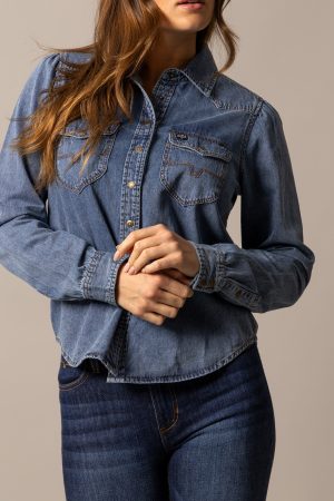 Jane Denim Snap