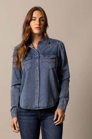 Jane Denim Snap