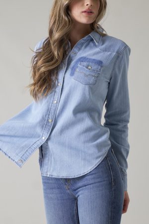 Kaycee Denim Top