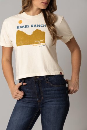 Ladies Scenery Crop Tee