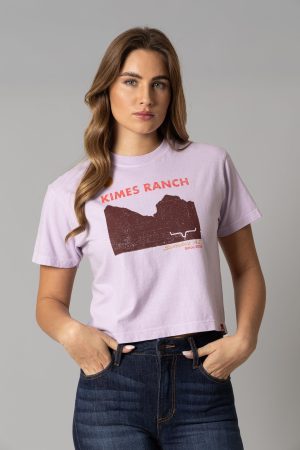 Ladies Scenery Crop Tee