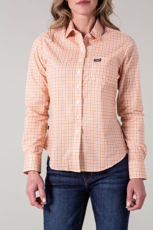 Ladies Tucco Mini Check Top