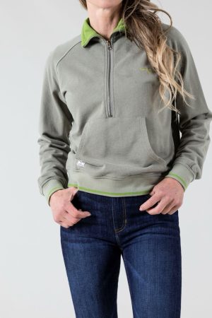 Mabeline Cropped Qz Sweatshirt